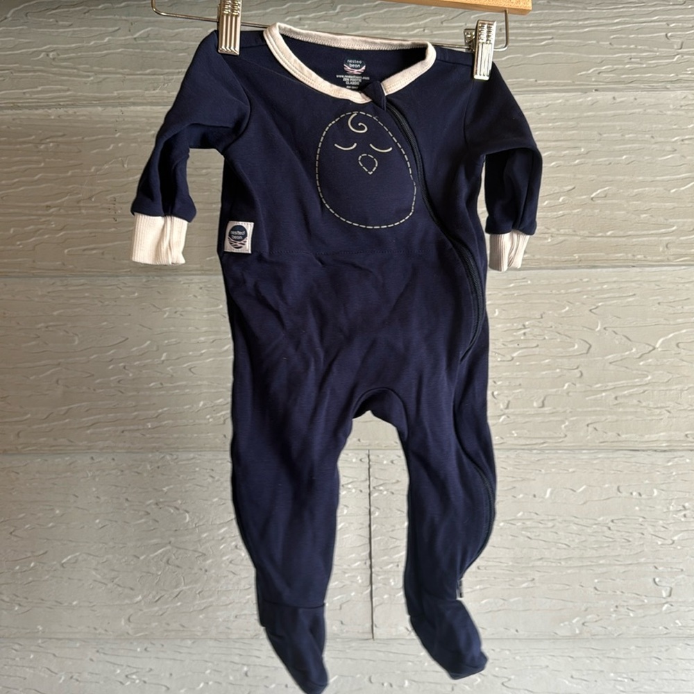 Nested Bean Zen One Navy Blue Baby Sleep Suit